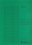 VICTORIA Pólyás dosszié, karton, A4, VICTORIA, zöld