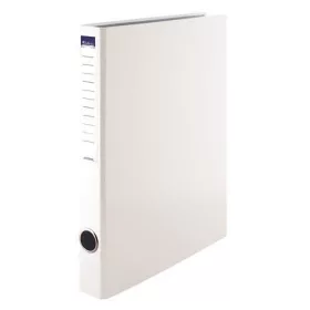   VICTORIA OFFICE Gyűrűs könyv, 2 gyűrű, 35 mm, A4, PP/karton, VICTORIA OFFICE, fehér