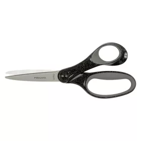 FISKARS Olló, iskolai, 18 cm, FISKARS, csillámos fekete