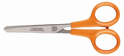 FISKARS Olló, barkács, 13 cm, FISKARS "Classic", narancssárga