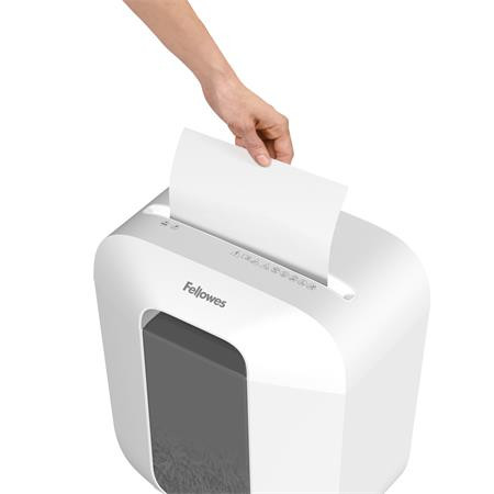 FELLOWES Iratmegsemmisítő, konfetti, 6 lap, FELLOWES "Powershred® LX25" fehér