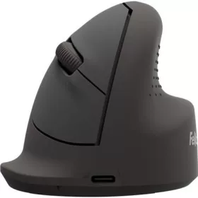   FELLOWES Egér, vezeték nélküli, optikai, vertikális, közepes méret, FELLOWES "Breyta™", fekete