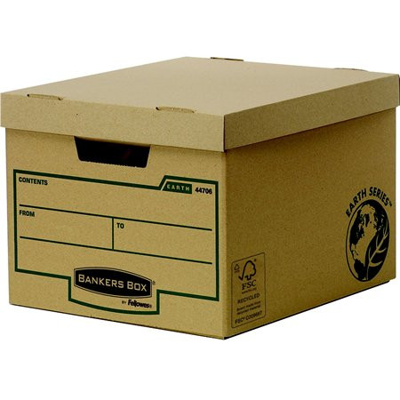 FELLOWES Archiválókonténer, karton, standard, "BANKERS BOX® EARTH SERIES by FELLOWES®"