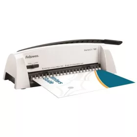   FELLOWES Spirálozógép, műanyag spirálkötéshez, manuális, 120 lap, FELLOWES "Starlet 2+"