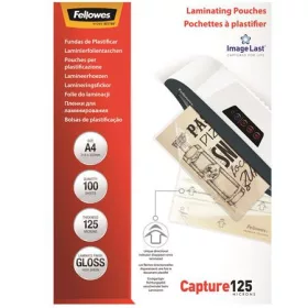   FELLOWES Meleglamináló fólia, 125 mikron, A4, fényes, 100 db, FELLOWES