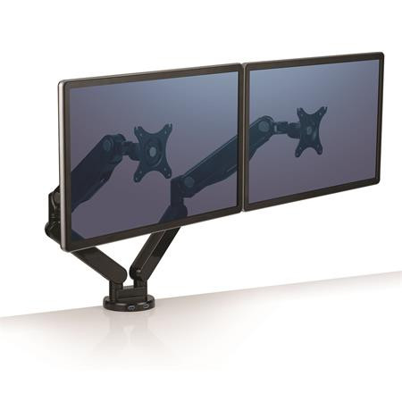 FELLOWES Monitortartó kar, két monitorhoz, FELLOWES "Platinum Series™Dual"