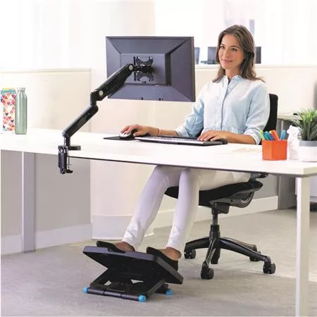 FELLOWES Monitortartó kar, egy monitorhoz, FELLOWES, "Platinum Series™ Single", fekete