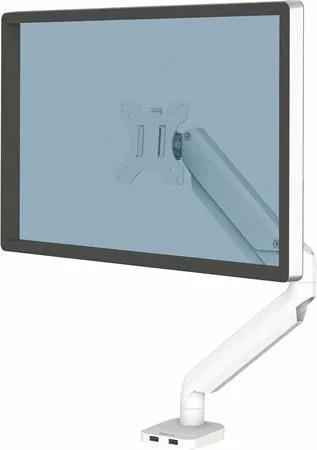 FELLOWES Monitortartó kar, egy monitorhoz, FELLOWES "Platinum Series™ Single", fehér