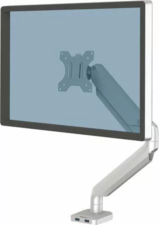 FELLOWES Monitortartó kar, egy monitorhoz, FELLOWES "Platinum Series™Single", ezüst