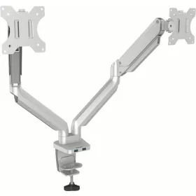   FELLOWES Monitortartó kar, két monitorhoz, FELLOWES "Platinum Series™ Dual", ezüst