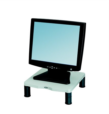 FELLOWES Monitorállvány, FELLOWES "Standard", platinaszürke.