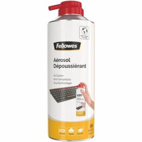   FELLOWES Sűrített levegős porpisztoly, HFC mentes, gyúlékony, 520 ml/350 ml, FELLOWES