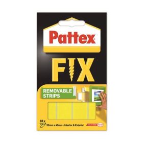   HENKEL Ragasztócsík, kétoldalas, visszaszedhető, 20 x 40 mm, HENKEL "Pattex Fix"