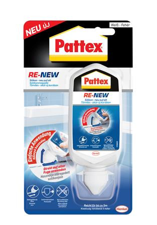 HENKEL Szilikon felújító, 80 ml, HENKEL "Pattex Re-New", fehér