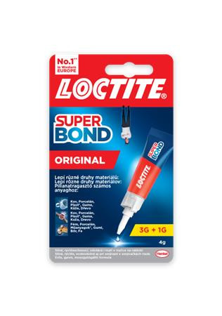 HENKEL Pillanatragasztó, 4 g, HENKEL "Loctite Super Bond Original"