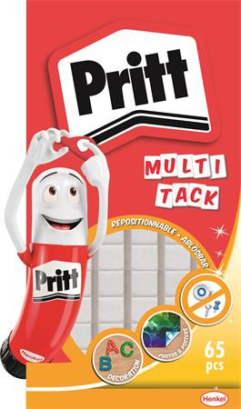 HENKEL Gyurmaragasztó, 65 kocka/csomag, HENKEL "Pritt Multi Fix"