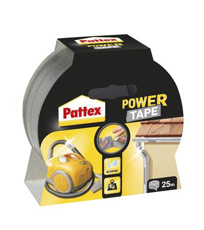 HENKEL Ragasztószalag, 50 mm x 25 m, HENKEL "Pattex Power Tape", ezüst