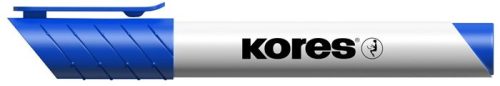 KORES Tábla- és flipchart marker, 1-3 mm, kúpos, KORES "K-Marker", kék