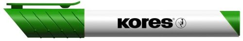 KORES Tábla- és flipchart marker, 1-3 mm, kúpos, KORES "K-Marker", zöld