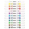 KORES Dekormarker készlet, akril, 1-2 mm, kétvégű, KORES " K-Kreative", 12 különböző szín