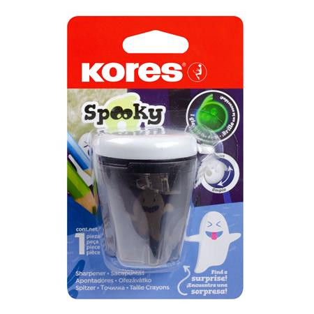 KORES Hegyező, kétlyukú, tartályos, KORES "Spooky "