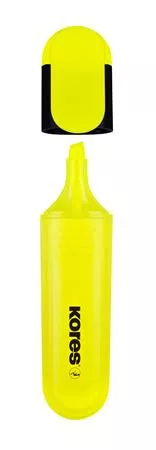 KORES Szövegkiemelő, 0,5-5 mm, KORES, sárga