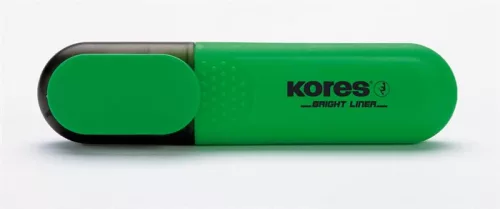 KORES Szövegkiemelő, 0,5-5 mm, KORES, zöld