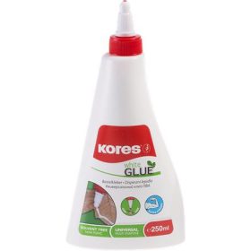 KORES Hobbiragasztó, 250 ml, KORES "White Glue"