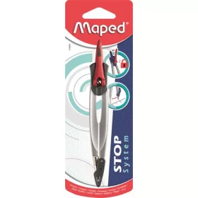   MAPED Körző, rögzíthető lábakkal, MAPED "Stop System", vegyes színek