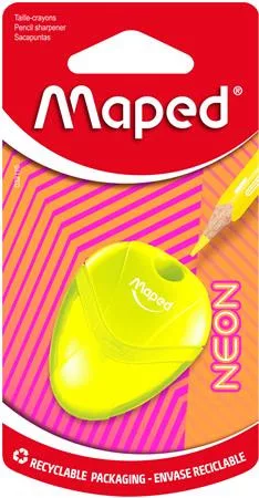 MAPED Hegyező, egylyukú, tartályos, MAPED "I-Gloo Neon", vegyes színek