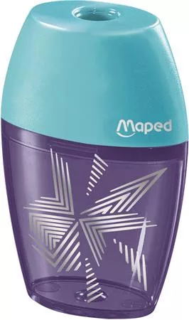 MAPED Hegyező, egylyukú, tartályos, MAPED „Arctic Shaker jégvilág"
