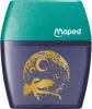 MAPED Hegyező, kétlyukú, tartályos, MAPED „Dragon Shaker sárkány”
