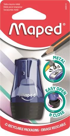 MAPED Hegyező, egylyukú, tartályos, MAPED "Tonic", vegyes színek