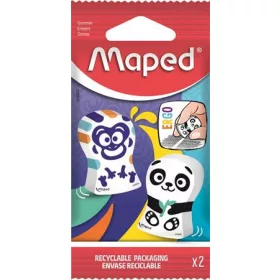   MAPED Radír, vegyes minták, MAPED "Ergo Fun Multicolor"