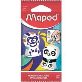 Radír MAPED vegyes minták Ergo Fun Multicolor 2 db-os