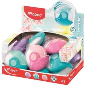   MAPED Radír display, MAPED "Zenoa Plus", pasztell színek