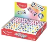 MAPED Radír display, kockamintás, MAPED „Checkerboards”, vegyes minták
