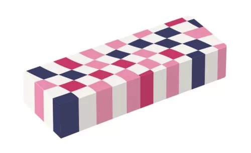 MAPED Radír display, kockamintás, MAPED „Checkerboards”, vegyes minták
