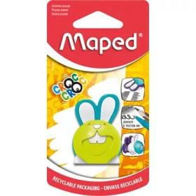   MAPED Puzzle radír, MAPED "Croc Croc Puzzle", nyuszi, vegyes színek