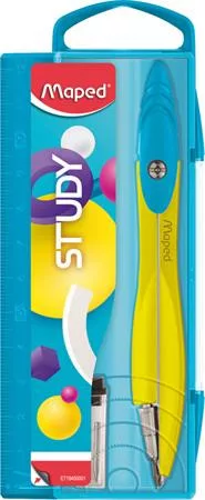 MAPED Körző, heggyel, MAPED "Study Pop", vegyes színek