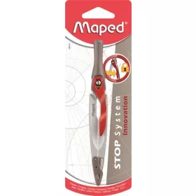   MAPED Körző, rögzíthető lábakkal, MAPED "Stop System Innovation"