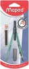 MAPED Körző, heggyel, 2in1, ceruzává alakítható, MAPED „Compass Pen”, vegyes színek