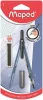 MAPED Körző, heggyel, 2in1, ceruzává alakítható, MAPED „Compass Pen”, vegyes színek