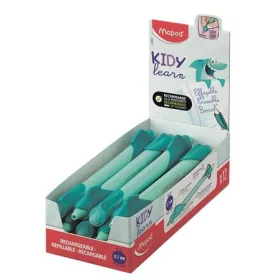   MAPED Írástanuló rollertoll, 0,7 mm, radírozható, MAPED "KIDY Learn MAGIC", cápa, türkiz, 12 db