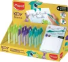 MAPED Írástanuló rollertoll display, 0,7 mm, radírozható, MAPED "KIDY Learn MAGIC", vegyes színek