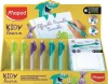MAPED Írástanuló rollertoll display, 0,7 mm, radírozható, MAPED "KIDY Learn MAGIC", vegyes színek