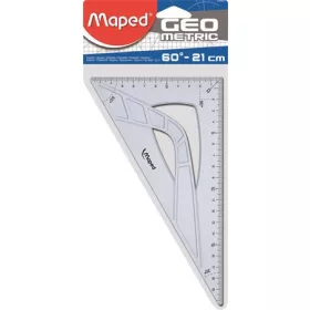   MAPED Háromszög vonalzó, műanyag, 60°, 20 cm, MAPED "Geometric"