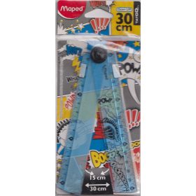   Vonalzó műanyag 30 cm összecsukható MAPED kék UTOLSÓ DARABOK