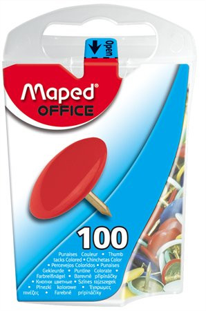 MAPED Rajzszeg, 100 db-os, MAPED, színes