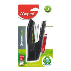   MAPED Tűzőgép, 24/6, 26/6, 20 lap, MAPED "Greenlogic Half-Strip"